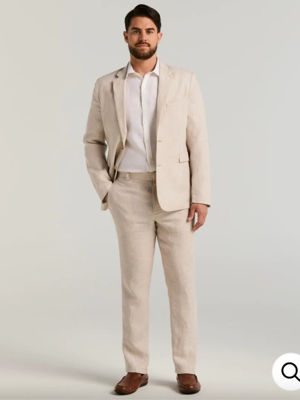 Cubavera Delave 100% Linen Suit & Shirt XXL